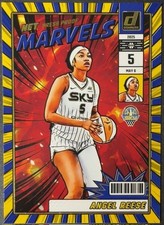 Angel Reese 2025 Panini WNBA Donruss - Net Marvels Press Proof #20
