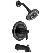 Designers Impressions 654692 Oil Rubbed Bronze Tub Shower Combo Faucet - Sing...