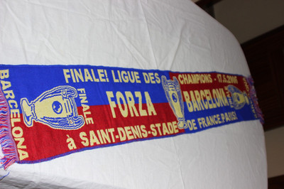 Fußballschal Des FC Barcelona Champions League Finale 2006 Saint Denis