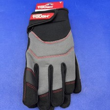 Men's Hyper Tough Vibration resistant Gloves Red/Black Size Large
