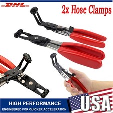 2x Hose Clamp Pliers Car Water Pipe Fuel Coolant Spring Bundle Removal Tool