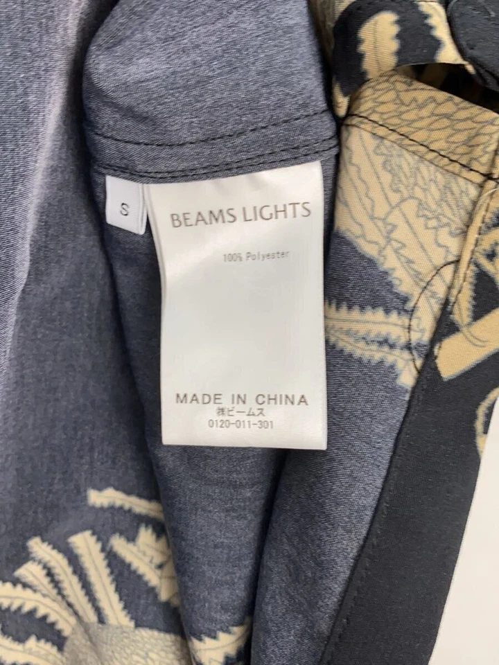 BEAMS Lights Short Sleeve Shirts black S Used - Image 4 of 4