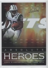 2007 Playoff Absolute Memorabilia Heroes Gold 26/50 Leon Washington #AH-2 1c1