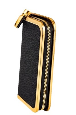 Urban Expressions Trenton Wallet Black Distressed Vegan Leather /New/some Tags