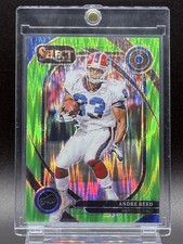 Andre Reed /499 Neon Green Shock Prizm 2024 Panini Select - Club Level - HOF