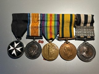 Great War Territorial Force War Medal Group To Worcestershire Regt. Wounded WW1