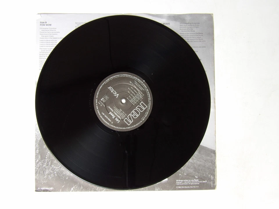 Lou Reed:  Legendary Hearts 1983  EX+ LP  NO SLEEVE Foto 3 de 4