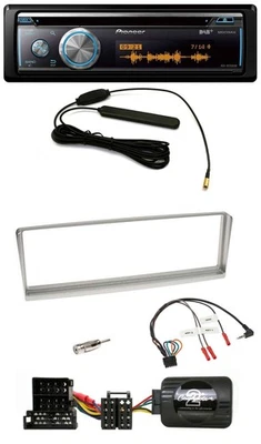 Pioneer CD USB Bluetooth DAB Lenkrad Autoradio für Alfa Romeo 156 2002-2003 silb - Bild 1 von 4