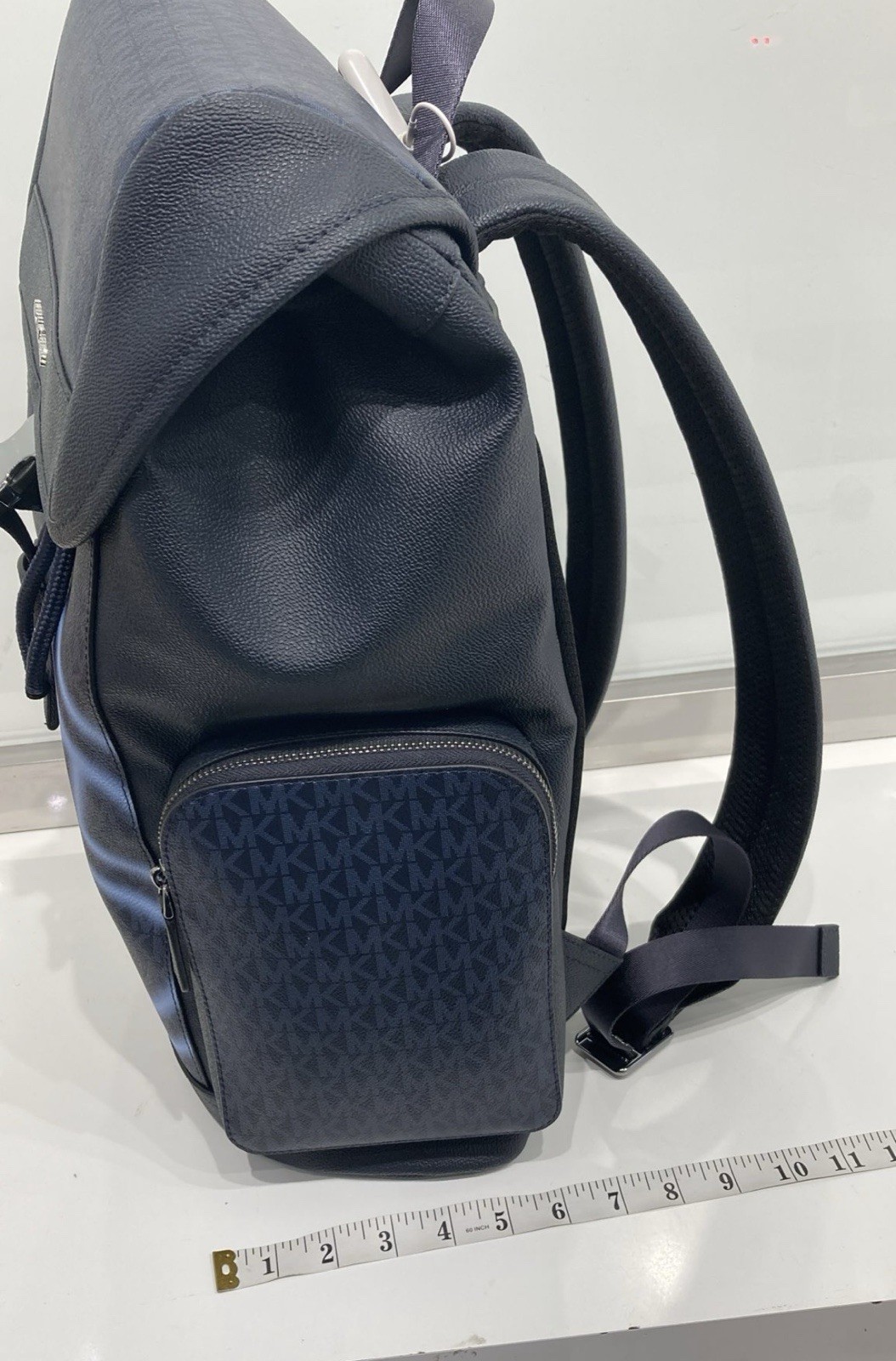 RRP £385 Michael Kors embellished Signature Logo Backpack image 3