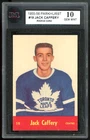 1955-56 Parkhurst Hockey KSA 10 Jack Caffery Toronto Maple Leafs #19
