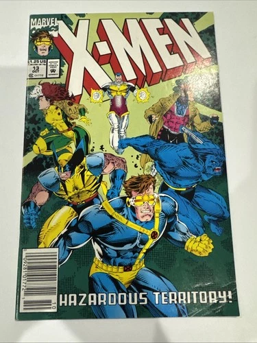 Vintage X-Men Comic Book# 13 1992 "Hazardous Territory" Marvel Comics Jim Lee