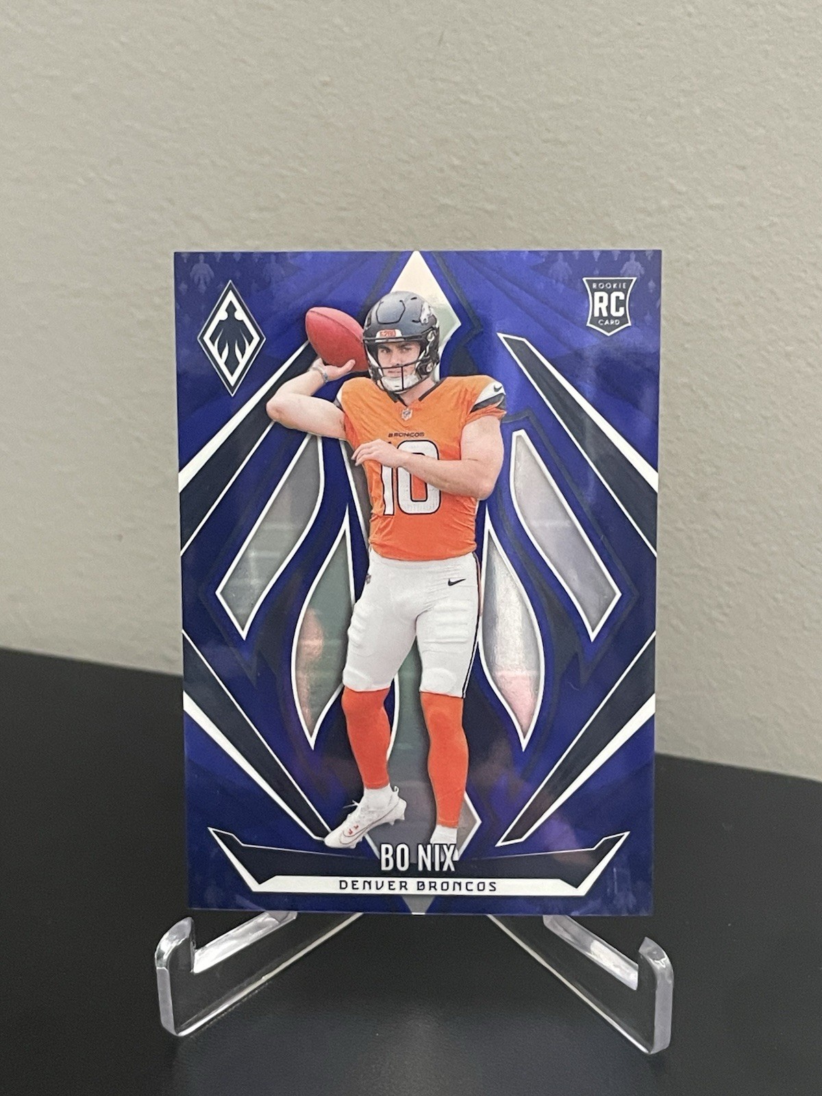 2024 Panini Phoenix #159 Bo Nix Rookie Blue #/50 Denver Broncos