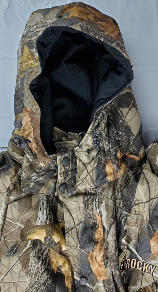 Rocky Mens ProHunter Hardwoods Realtree Camo Insulated Parka Jacket - Size XXXL - Image 2 of 4
