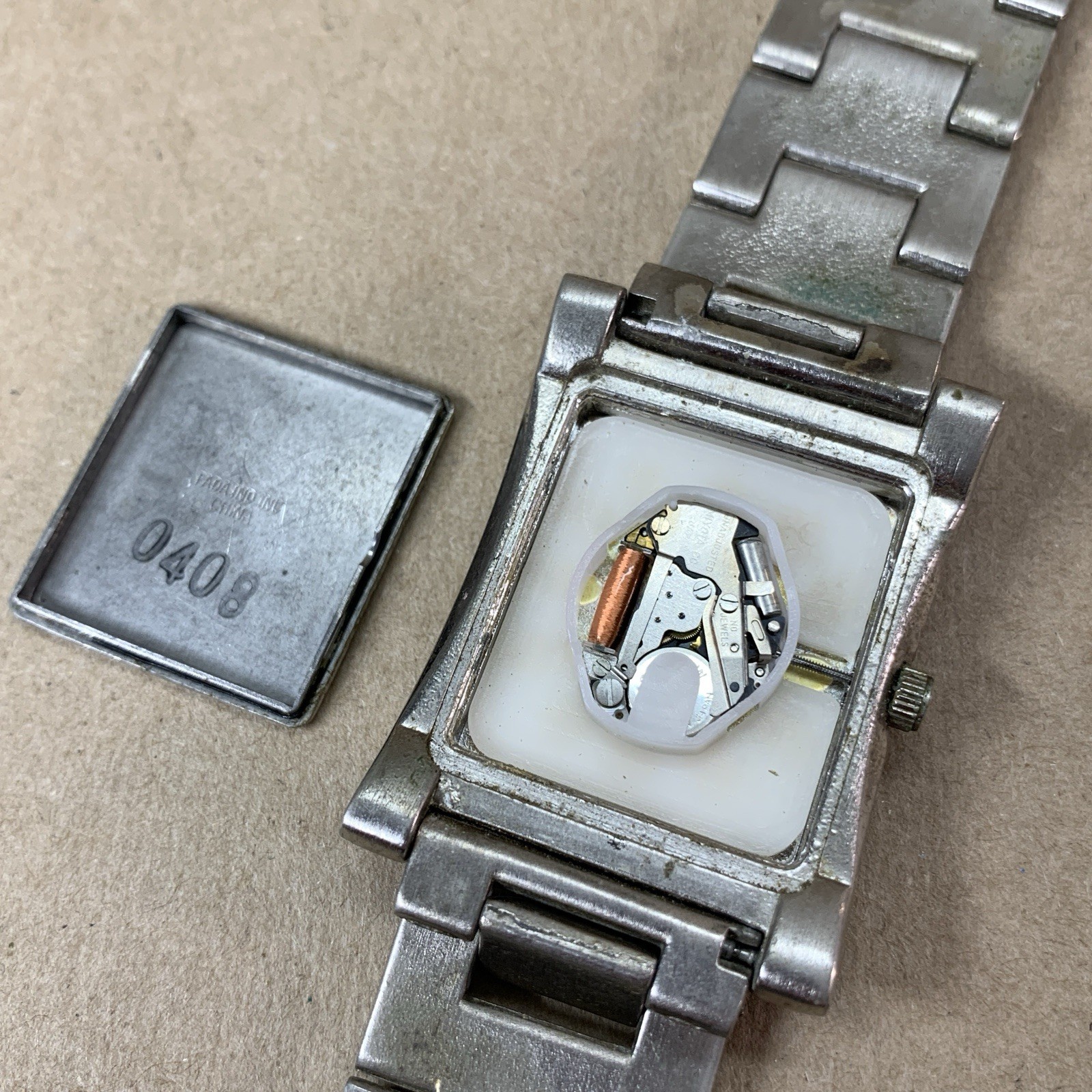 Mossimo Quartz Tank Watch Rectangular Case Japan … - image 2