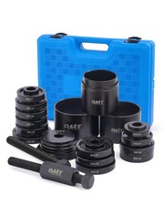OMT 24pcs Front Wheel Bearing Press Kit Removal Adapter Puller Pulley Tool Case