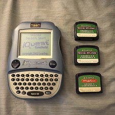 iQuest Handheld Learning System w/Games Quantum Leap LeapFrog - Tested/Working 