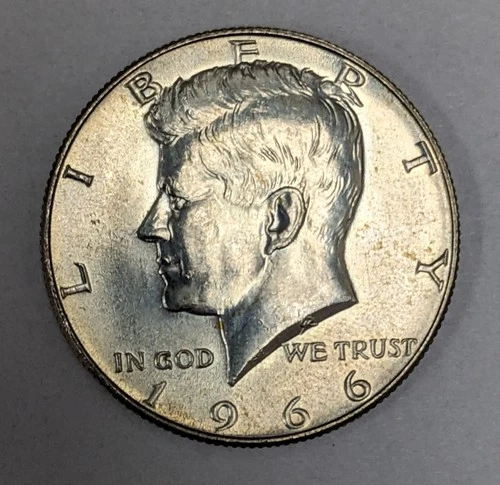 1966 Kennedy Silver Half Dollar UNC