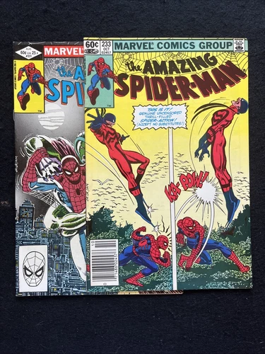 Amazing Spider-Man #231 #233 NM- 9.2 Marvel 1982
