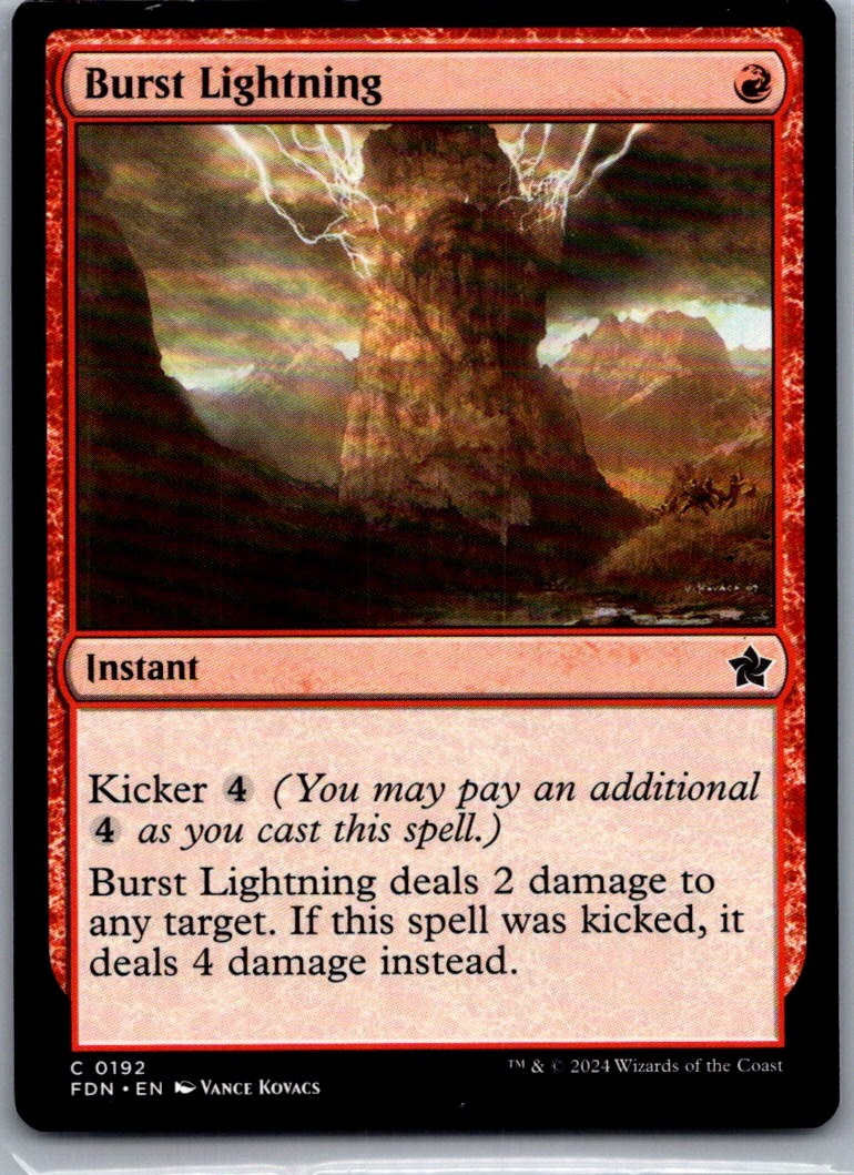 Foundations #192 Burst Lightning