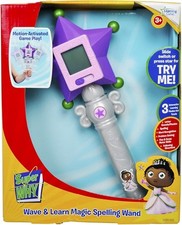PBS Kids Super Why Wave and Learn Magic Spelling Wand New Rare