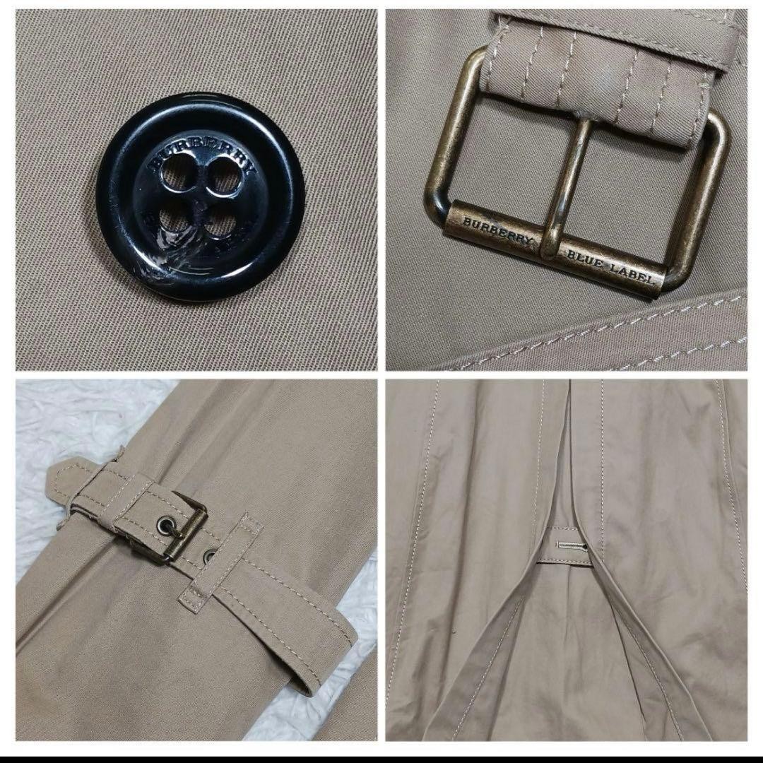 Vintage Burberry Blue Label Trench Coat Nova Check US S Japan thumbnail 14