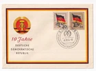 STAMP GERMANY "DEUTSCHE" "10 JAHRE" 1959 FIRST DAY COVER
