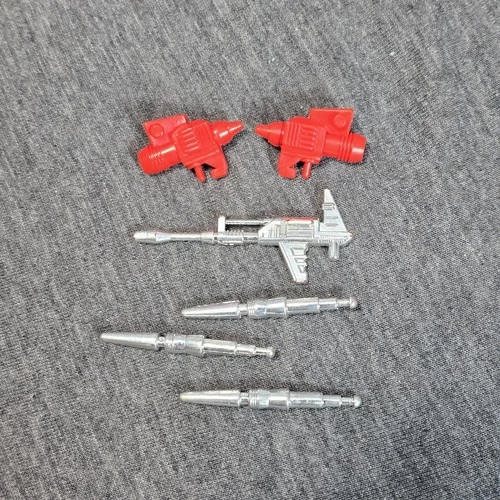 Transformers G1 Bluestreak Complete Weapons Set Only Vintage Hasbro Takara