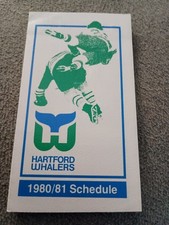 1980-1981 HARTFORD WHALERS Pocket Schedule