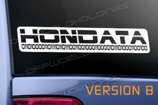 Hondata Logo Sticker Decal Jdm Racing Honda Civic Integra Nsx Rsx Type R Accord