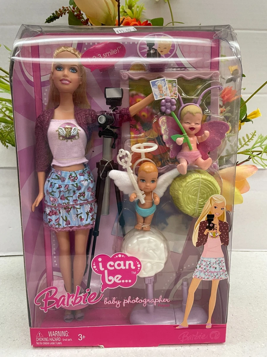 Mattel Barbie Baby, Barbie baby doll, Barbie Baby, Barbie bébé tout-petit,  Barbie Baby Photographer Playset Baby -  France