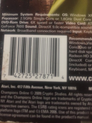 CHAMPIONS ONLINE & BATTLE FORCE - NEW & SEALED PC - Picture 12 of 12