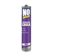 No Nonsense Flexible Decorators Instant Acrylic Caulk White Filler Sealant 310ml