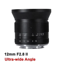 7artisans 12mm F2.8 II Ultra Wide Angle APS-C Lens for Canon Nikon Sony Fuji M43