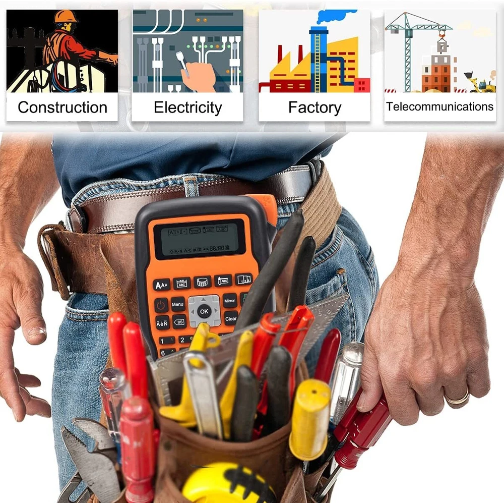 E1000 Pro Portable Label Maker Handheld P-Touch TZe-231 Labeler Machine E1000 Pro Portable Label Maker Handheld P-Touch TZe-231 Labeler Machine