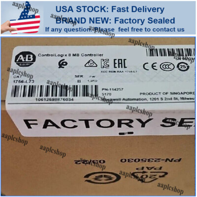 New Sealed NEW PLC AB 1756-L73 /B ControlLogix Logix5573 Processor1756 L73