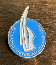 Vintage Curling Pin B.C. Ladies Provincial Kelowna 1984 Hat Lapel