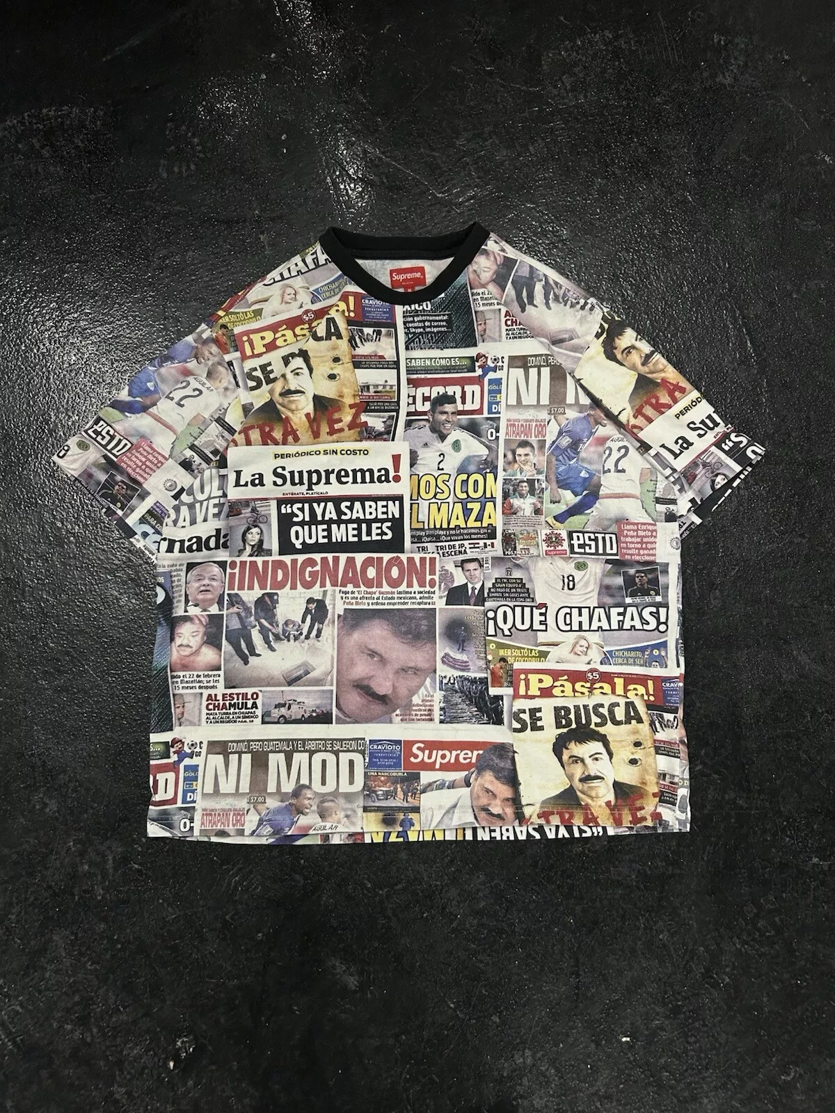 Tee shirt Supreme El Chapo AOP taille M