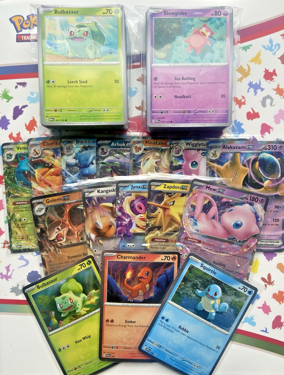Pokemon Scarlet & Violet 151 Complete Set 1-165 + Promos + Holo
