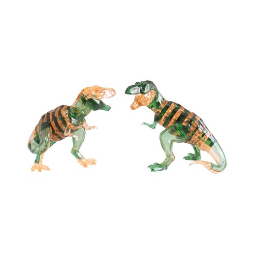 3D Crystal Puzzle - T-Rex braun 49 Teile Dinosaurier Kristall Puzzle - Bild 3 von 5