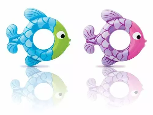 INTEX Schwimmring Fisch Schwimmreifen Wasserspielzeug Badespaß Pool Planschbecke - Bild 1 von 1