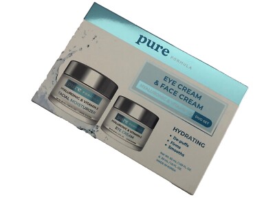 New pure formula Hyaluronic & Vitamin E Eye & Face Cream 2 x Large