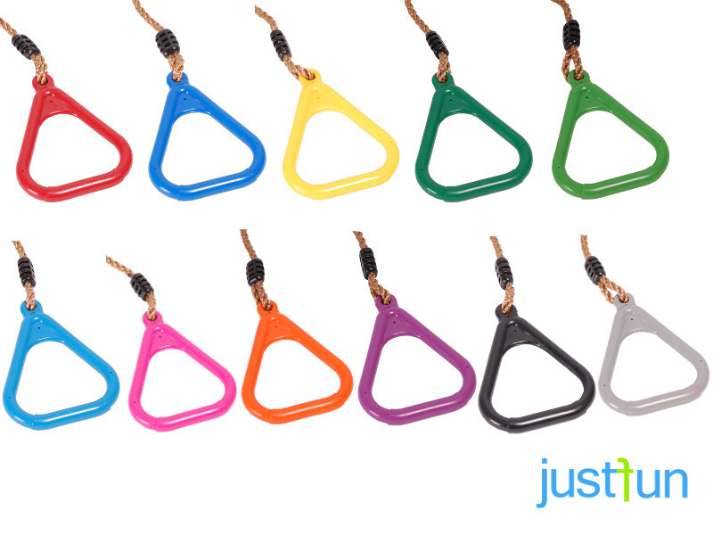 Seilringe Anillas de Gimnasia Con Mango Ringseil Torre Juego Columpio Escalada