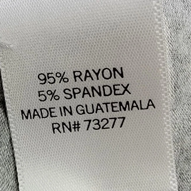 Mudd Womens Shirt Top Blouse Size M Medium Gray White Striped - Image 3 of 4