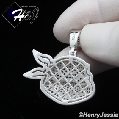 925 STERLING SILVER ICY BLING CZ TEENAGE MUTANT NINJA RED TURTLE
