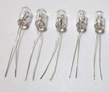 5 Five Bulbs 6V 40ma 2mm Light Bulb Very Small Tiny with Tracking 