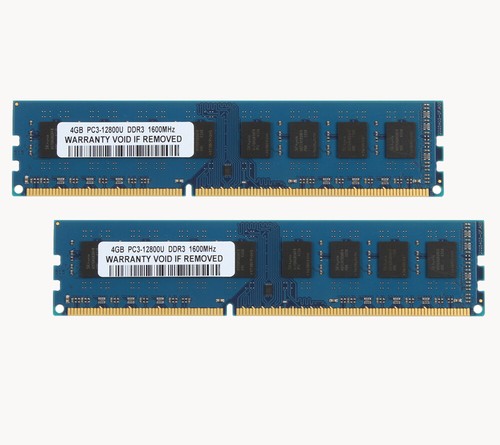 8G 2PCS 4GB RAM PC3-12800U DDR3 1600MHz 240PIN Desktop DIMM Standard 1.5V,Memory - Picture 8 of 9