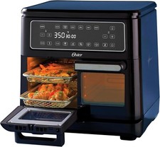 Oster 11-Quart Flex Dual Air Fryer Oven with 2 Cooking Zones 6 Cooking Functions