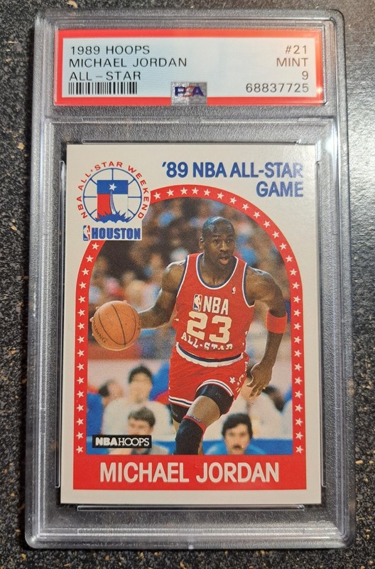 マイケルジョーダンのサインカードと来日イベントのパンフレット