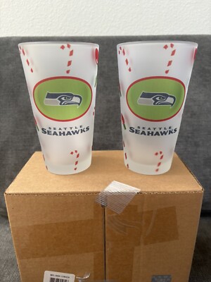 Seattle Seahawks Memory Company NFL 6 Piece Drink Ware Holiday Edition