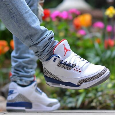 Nike Air Jordan 3 Retro OG True Blue 2016 Deadstock 854262 Nike Air Jordan 3 Retro OG True Blue 2016 Deadstock 854262
